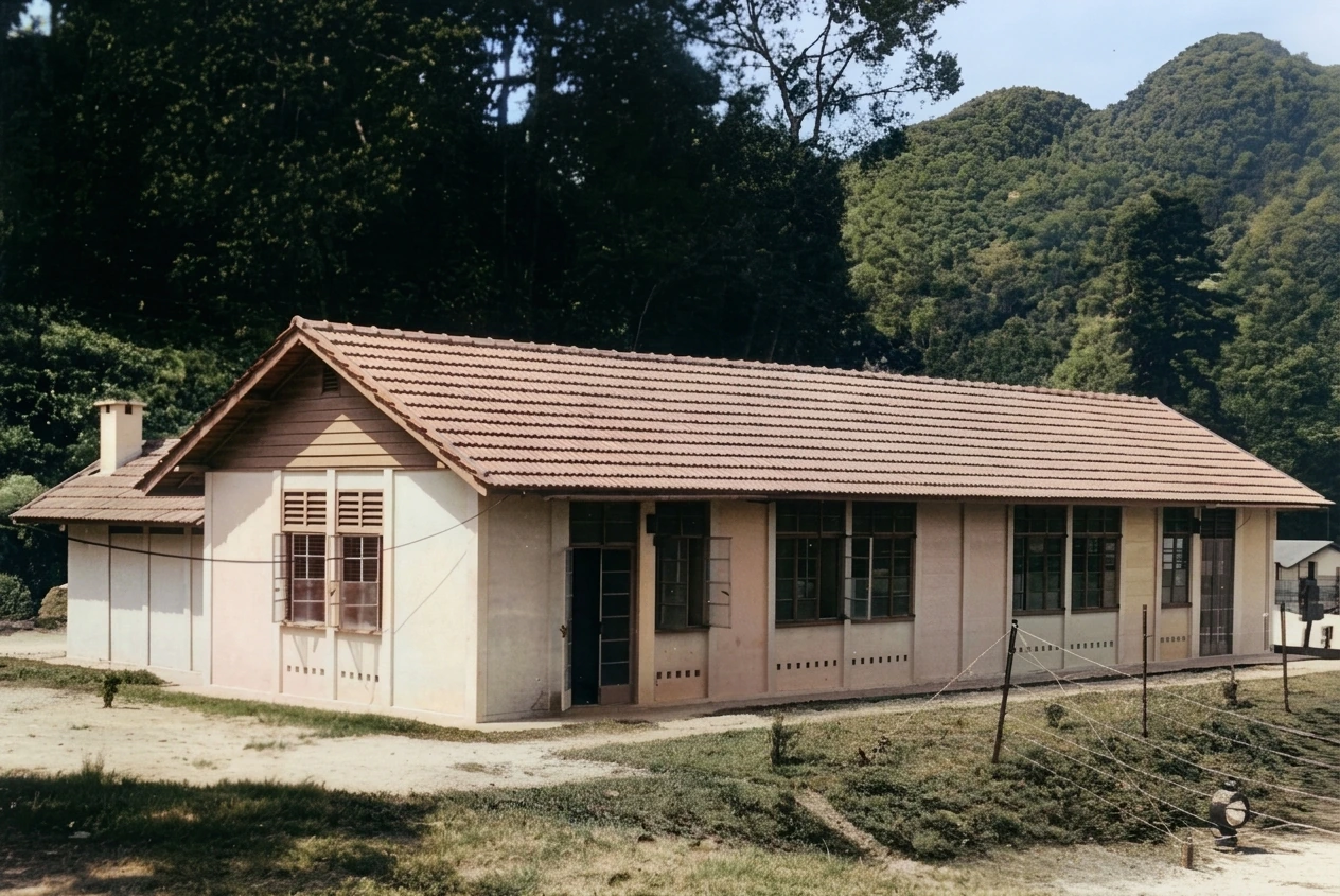 华玲和谈主会场：华玲政府英文学校外景