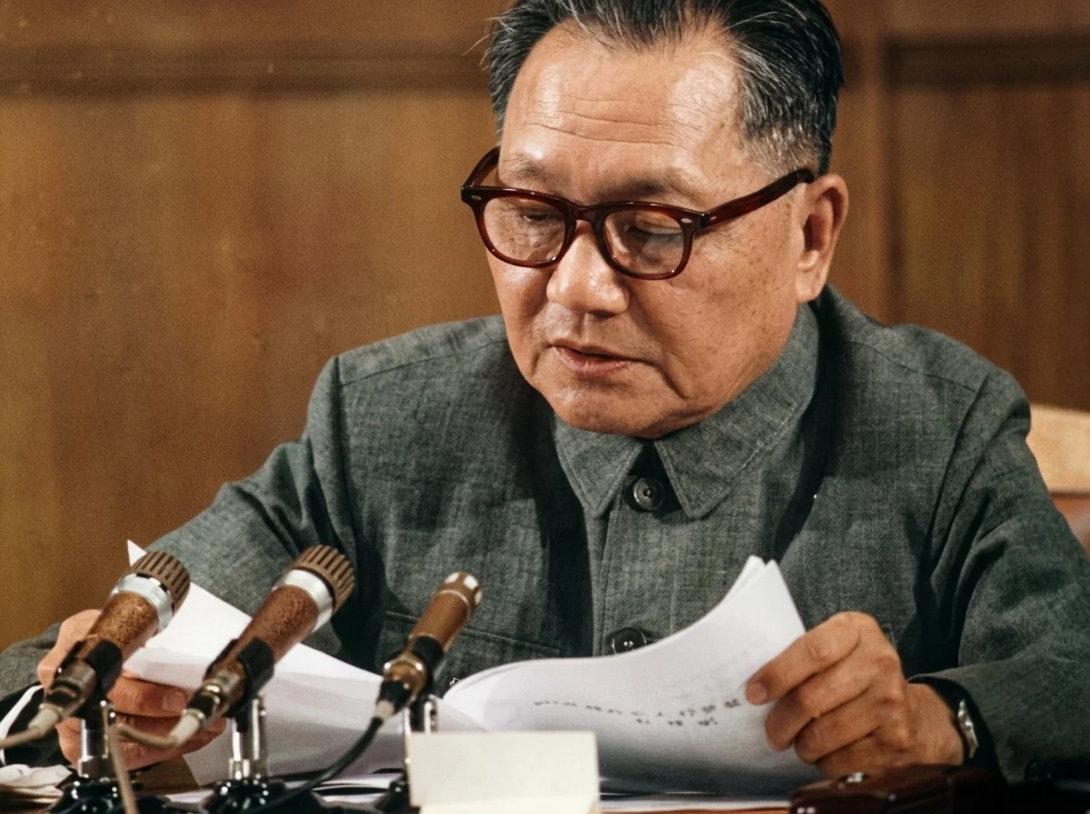 邓小平主导中国改革开放与调整对外政党关系的历史档案影像