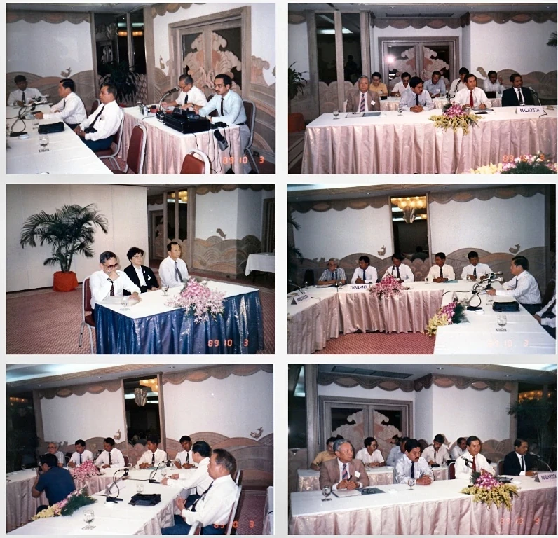 1989年10月2日至3日：普吉岛第四轮三方会谈现场组照
